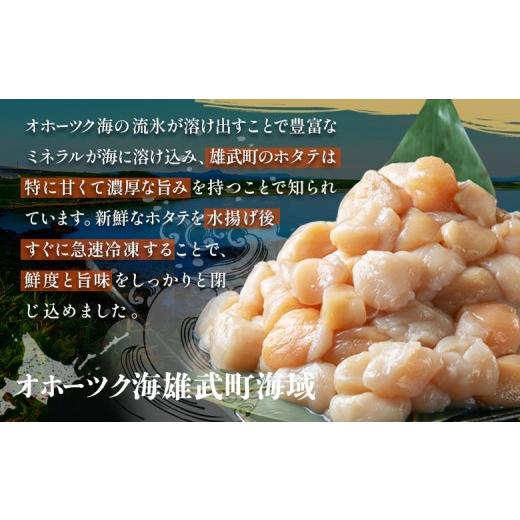 ふるさと納税 魚貝類 ホタテ 北海道 雄武町 ほたて貝柱(ＢＣフレーク)2kg 1233604の画像
