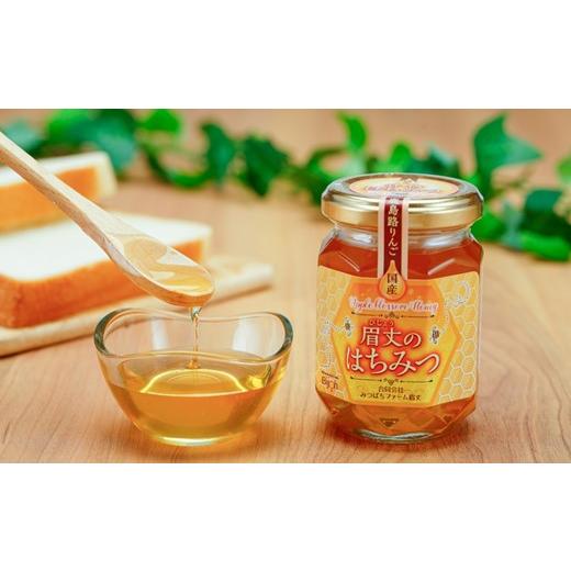 ふるさと納税 加工品等 はちみつ 石川県 羽咋市 りんご 百花 蜂蜜 175g 3本 国産 天然 純粋 非加熱 無調整 優しい 甘さ コク 複雑な 味わい 農家 熟成 手作業 …の画像