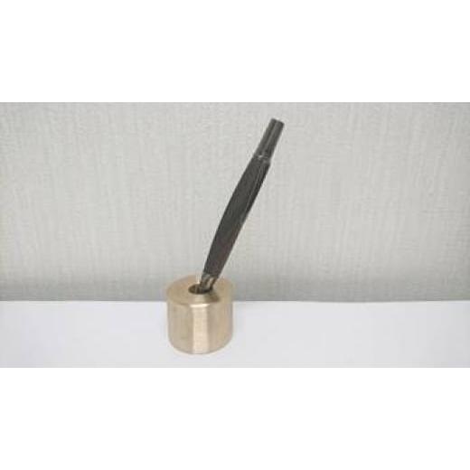 ふるさと納税 文房具・玩具 大阪府 河内長野市 真鍮 φ40ペン立て丸　大（1本用） NK07_1