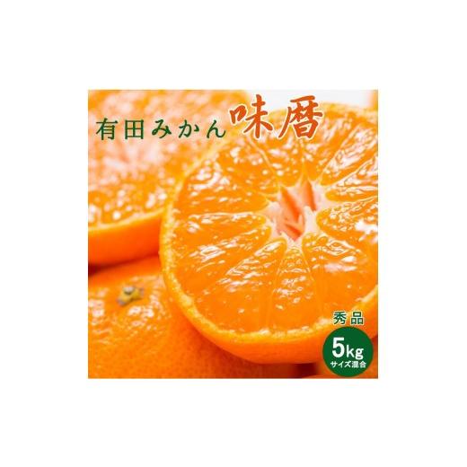 ふるさと納税 果物類 みかん 和歌山県 湯浅町 有田みかん 味暦ブランド サイズ混合 秀品5kg / 薄皮で甘い美味しいみかん 産地直送 / 紀伊国屋文左衛門本舗_V…