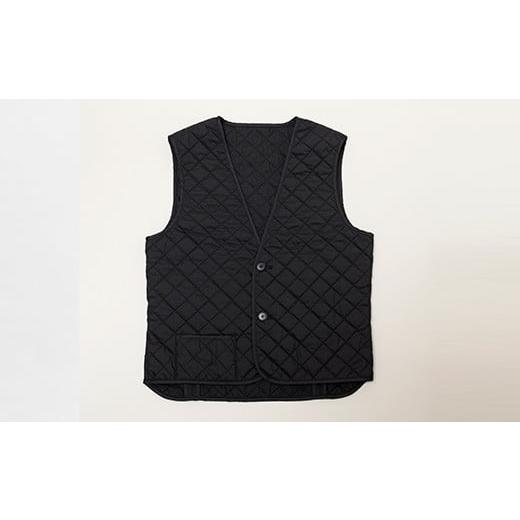 ふるさと納税 服 男 埼玉県 横瀬町 羊毛で暖かい「メリノン」羊毛綿インナーベスト(メンズ / ブラック・L) 洗濯機で丸洗い可 メリノン「羊毛綿インナーベス…