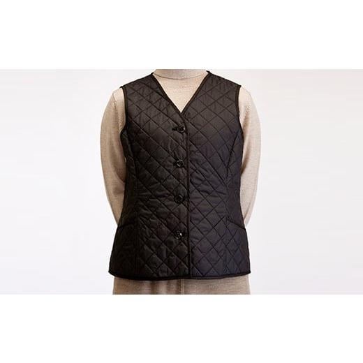 ふるさと納税 服 女 埼玉県 横瀬町 羊毛で暖かい「メリノン」Vネックインナーベスト(レディース・Lサイズ) 洗濯機で丸洗い可 Lサイズ