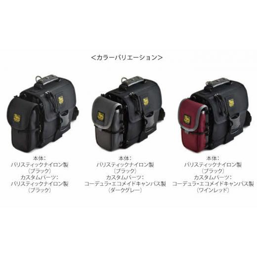 ふるさと納税 カバン トートバッグ 徳島県 松茂町 カスタムバッグF2／ハイエンドモデル スマホが2台入るケースセット仕様 ブラック ブラックの画像