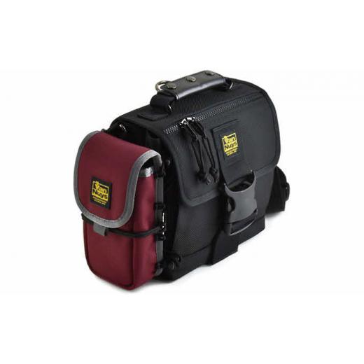 ふるさと納税 カバン トートバッグ 徳島県 松茂町 カスタムバッグF2／ハイエンドモデル スマホが2台入るケースセット仕様 ワインレッド ワインレッドの画像
