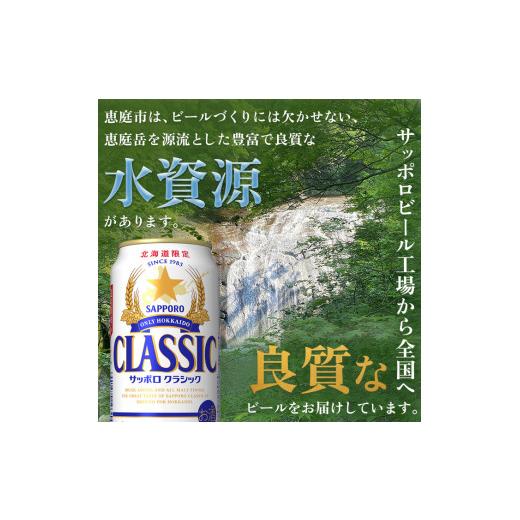 ふるさと納税 北海道 恵庭市 『定期便：全12回 』【北海道限定】サッポロクラシック350ml×24本×2箱【300066】｜furusatochoice｜04