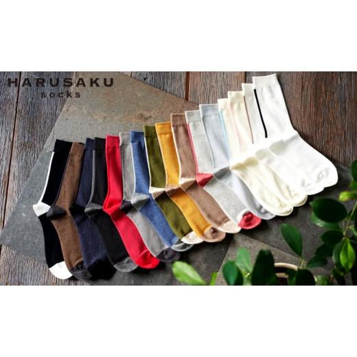 ふるさと納税 ファッション 奈良県 広陵町 HARUSAKU バックラインソックス 10足セット （23cm〜25cm）／／／靴下 くつした くつ下 ソックス 足元 ビジネス シ…