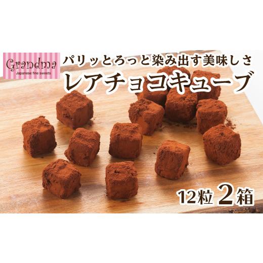ふるさと納税 菓子 チョコレート 静岡県 沼津市 レアチョコキューブ 計24粒 12粒入×2箱 チョコレート チョコ スイーツ 洋菓子 ショコラ バレンタインデー ホ…
