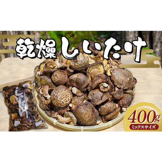ふるさと納税 野菜類 きのこ 岩手県 山田町 勝山さんの乾燥椎茸400g（ミックスサイズ）岩手県山田町 三陸山田 岩手三陸産 椎茸 原木 野菜 きのこ YD-848_1