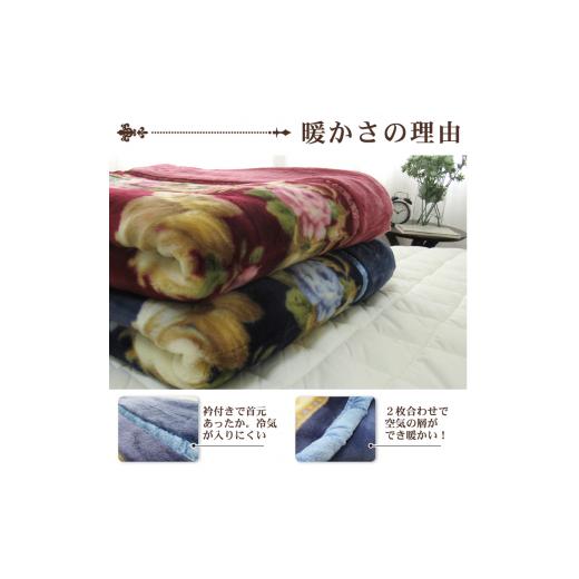 ふるさと納税 タオル・寝具 毛布 大阪府 泉大津市 日本製 アクリル マイヤー毛布 シングル ブルー 1枚 (合わせ毛布) N-M-5937 1551_2