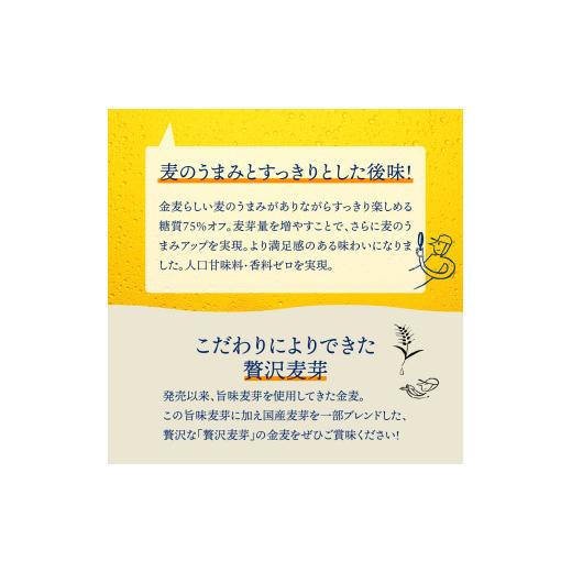 ふるさと納税 ビール 群馬県 千代田町 金麦 糖質 75％ オフ サントリー 350ml × 24本 〈天然水のビール工場〉 沖縄・離島地域へのお届け不可 もるつ 麦芽 プ… |  | 02