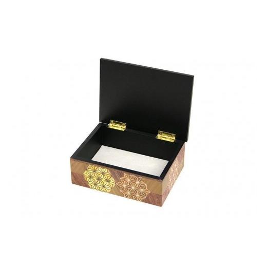 ふるさと納税 木工品・竹工品 神奈川県 箱根町 寄木小物入れ　亀甲 | 工芸品 装飾品 民芸品 木工品 寄木細工 クラフト 木製 オリジナル デザイン 手作り 箱 木…_2