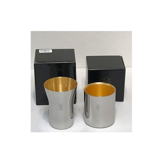 ふるさと納税 食器・グラス タンブラー 新潟県 燕市  Made in Tsubame 18-8ステンレス製タンブラー W構造250ml \u0026 単層300ml FCSF022002の画像