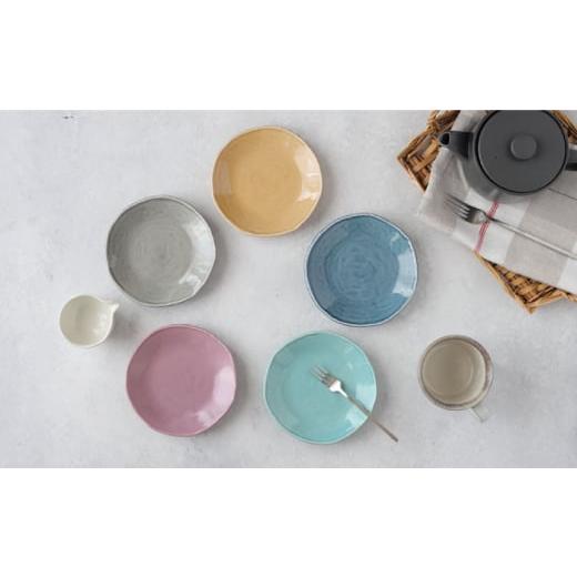 ふるさと納税 食器・グラス 小皿 岐阜県 土岐市 美濃焼 中皿 15cm Nuan