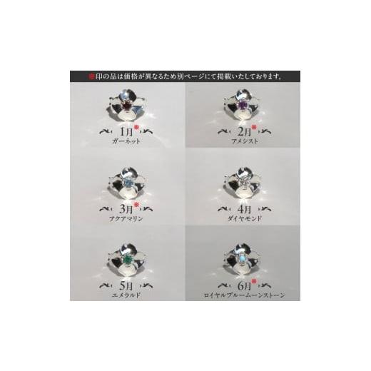 ふるさと納税 アクセサリー ネックレス 愛知県 小牧市 SV 桜とハナミズキのベビーリング ネックレス付 （4月）40cm 40cm　4月_2
