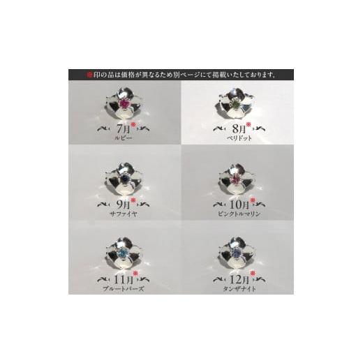 ふるさと納税 アクセサリー ネックレス 愛知県 小牧市 SV 桜とハナミズキのベビーリング ネックレス付 （4月）40cm 40cm　4月_3