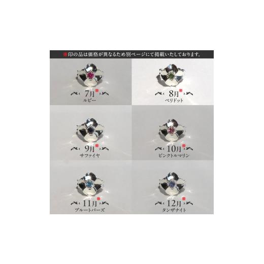 ふるさと納税 アクセサリー ネックレス 愛知県 小牧市 SV 桜とハナミズキのベビーリング ネックレス付 （4月）45cm 45cm　4月_3