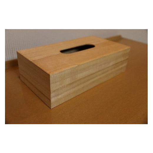 ふるさと納税 木工品・竹工品 埼玉県 白岡市 熟練桐たんす職人が手作りした桐のティッシュカバー クリアオイル塗装 11246-0167 クリアオイル塗装