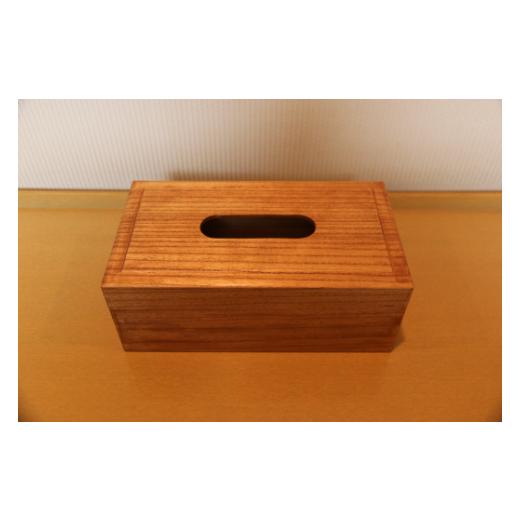 ふるさと納税 木工品・竹工品 埼玉県 白岡市 熟練桐たんす職人が手作りした桐のティッシュボックス(大) オイル塗装(ブラウン) 11246-0168 オイル塗装(…