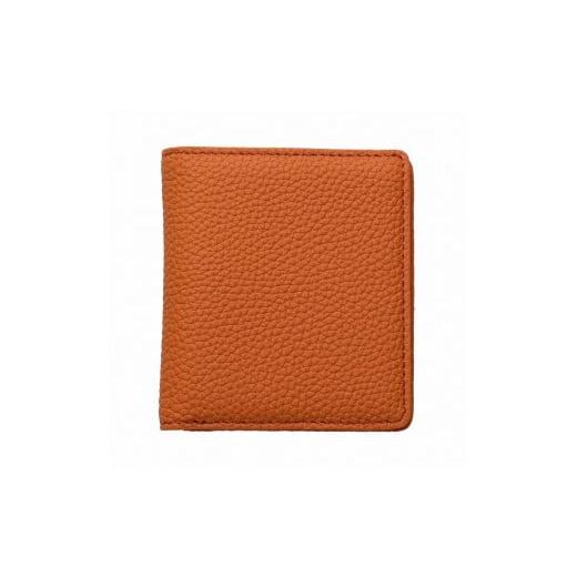 ふるさと納税 財布 兵庫県 豊岡市 豊岡財布 2つ折りカード財布 ドイツシュリンク オレンジ オレンジ