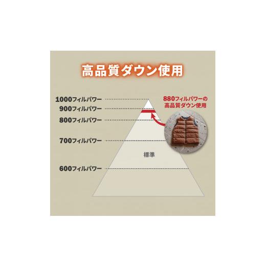 ふるさと納税 山梨県 富士吉田市 高品質 ダウンベスト（薄手）880フィルパワー レディース 日本製 Mind 羽毛 Mサイズ ブラック ブラック｜furusatochoice｜09