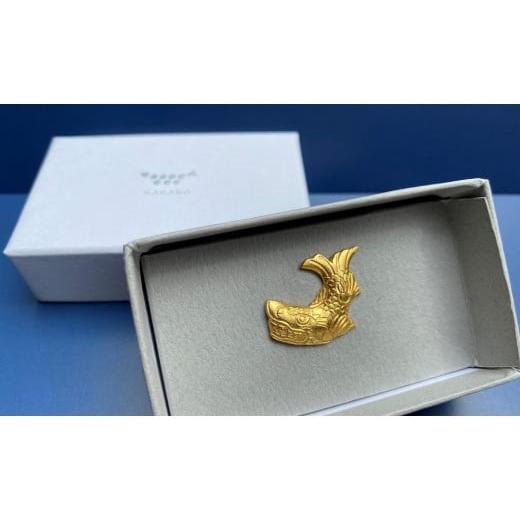ふるさと納税 伝統技術 愛知県 名古屋市 尾張名古屋は城でもつ “金のシャチホコ” nanako ピンズの画像