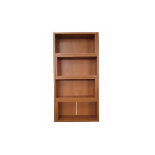 ふるさと納税 家具 本棚・ラック・カラーボックス 愛知県 名古屋市 ミディアム 伸縮自在オープンラック 75〜139巾4段 フラップ 75H ミディアム