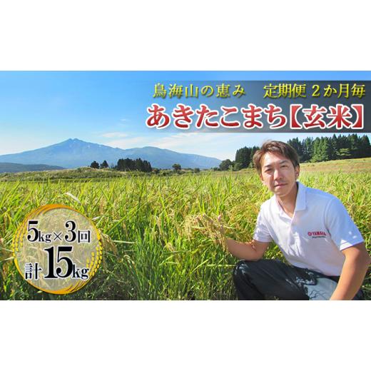 ふるさと納税 米 あきたこまち 秋田県 にかほ市 新米先行予約 11月以降順次発送予定 [定期便 隔月]2ヶ月ごとに5kg×3回 鳥海山の恵み 農家直送 あきたこま…