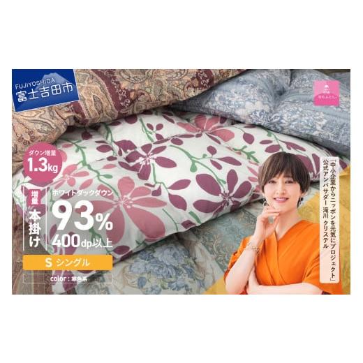 ふるさと納税 タオル・寝具 掛け布団 山梨県 富士吉田市 羽毛布団 数量限定 緊急支援品 訳あり 甲州羽毛ふとん 本掛け布団 ロイヤルダウン93%増量1.3kg(シ…