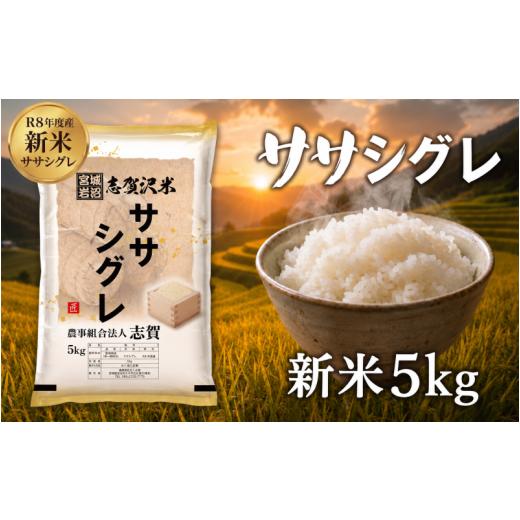 ふるさと納税 米 宮城県 岩沼市 令和8年産 新米 ササシグレ 5kg おこめ お米 白米 精米 コメ ライス ごはん ご飯 国産米 希少 幻の米 幻 まぼろし プレミアム…