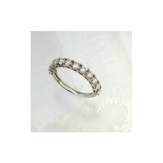ふるさと納税 アクセサリー リング 山梨県 甲府市 サイズ:10号 甲府ジュエリー Pt950 ジュエリー 1ctダイヤモンド ハーフエタニティリング KFP-1703 サイズ…