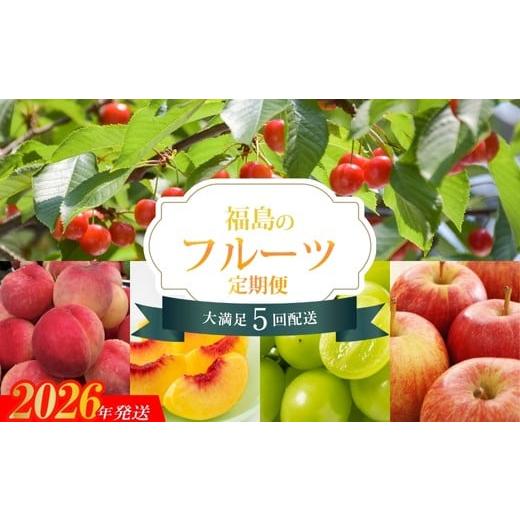 ふるさと納税 果物類 さくらんぼ 福島県 福島市 No.1608福島のフルーツ5品定期便 2026年発送 先行予約
