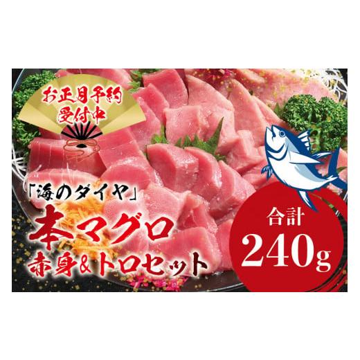 ふるさと納税 マグロ 和歌山県 太地町 年末発送分 本マグロ(養殖)トロ&赤身セット 240g 12月25日〜30日に発送 高級 クロマグロ 中トロ 中とろ まぐろ マグ…