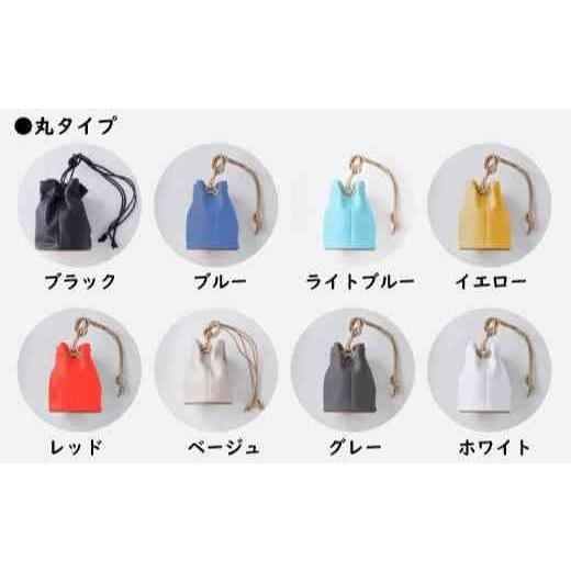 ふるさと納税 カバン 手提げ 東京都 台東区 革靴の製法で作る巾着バック (バック底:丸、カラー:イエロー) バック底:丸、カラー:イエロー