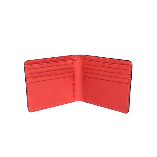 ふるさと納税 財布 山形県 - LUEGO Alabasta アラバスタ 二つ折り財布 小銭入れなし／ブラック F2Y-2392 ブラックの画像