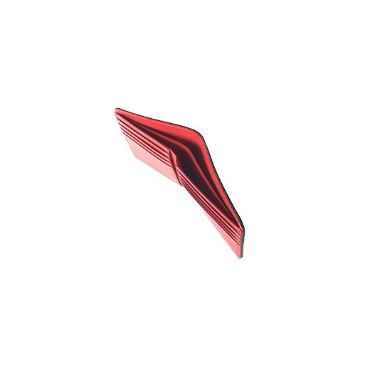 ふるさと納税 財布 山形県 - LUEGO Alabasta アラバスタ 二つ折り財布 小銭入れなし／ブラック F2Y-2392 ブラックの画像