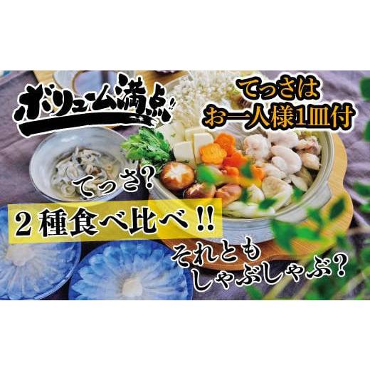 ふるさと納税 フグ 佐賀県 唐津市 唐津産 とらふぐてっさと切り身の贅沢食べ比べ 6人前_2