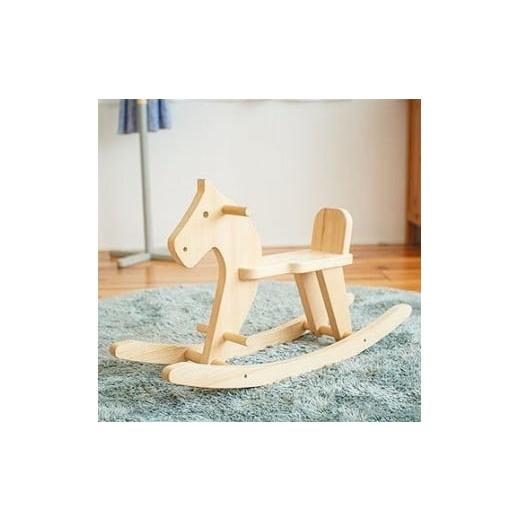 ふるさと納税 雑貨・日用品 玩具 兵庫県 神戸市 桧のおもちゃ アイコニー 木馬 IKONIH Rocking horseの画像