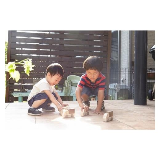 ふるさと納税 雑貨・日用品 玩具 兵庫県 神戸市 桧のおもちゃ アイコニー アクティブセット (働く車シリーズ・乗り物シリーズ・大工セット） IKONIH Activ…の画像