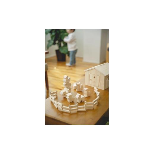 ふるさと納税 雑貨・日用品 玩具 兵庫県 神戸市 桧のおもちゃ　アイコニー　いきものセット IKONIH　Creatures Set_3