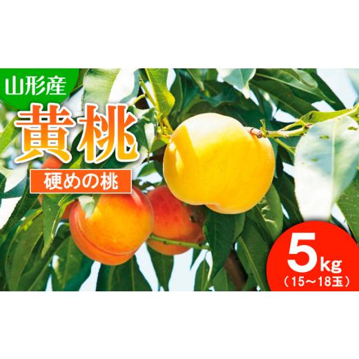 ふるさと納税 もも 山形県 山形市 山形市産 もも(黄桃)5kg(15〜18玉
