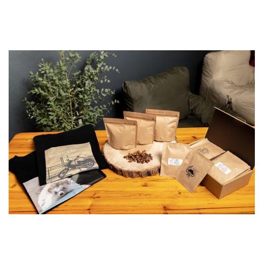 ふるさと納税 コーヒー コーヒー豆 兵庫県 川西市 No.155 「SHIOCUBcoffee」自家焙煎コーヒー＆なかよしTシャツ2枚セットの画像