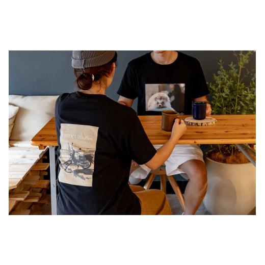 ふるさと納税 コーヒー コーヒー豆 兵庫県 川西市 No.155 「SHIOCUBcoffee」自家焙煎コーヒー＆なかよしTシャツ2枚セットの画像