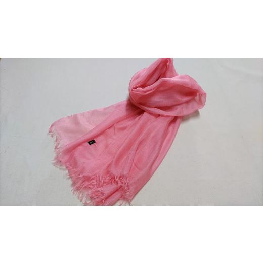 ふるさと納税 織物・繊維品 鹿児島県 いちき串木野市 シルクカシミヤストール ピンク P-178bH P-178b ピンク