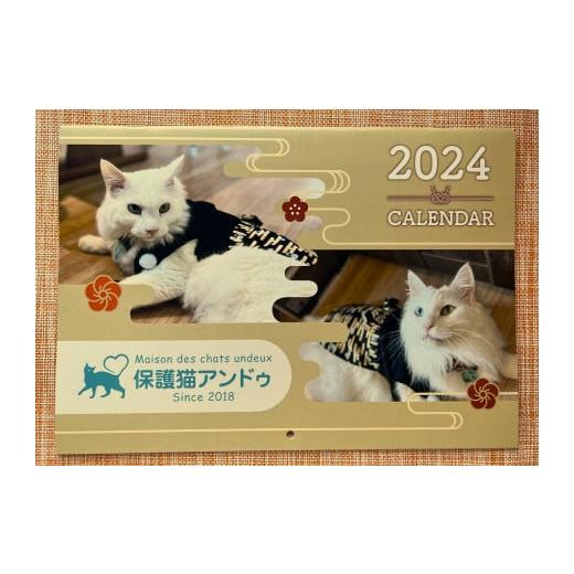 ふるさと納税 岩手県 釜石市 fc-36-002 『保護猫アンドゥ』オリジナルカレンダーとフリータイムチケット3枚のセット