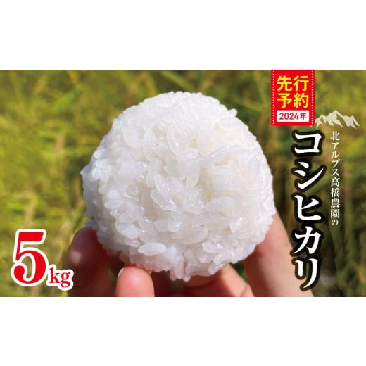 ふるさと納税 米 コシヒカリ 長野県 松川村 令和8年先行予約 無農薬有機栽培 コシヒカリ 5kg | 北アルプス高橋農園 無農薬 農薬不使用 化学肥料不使用 米 お…