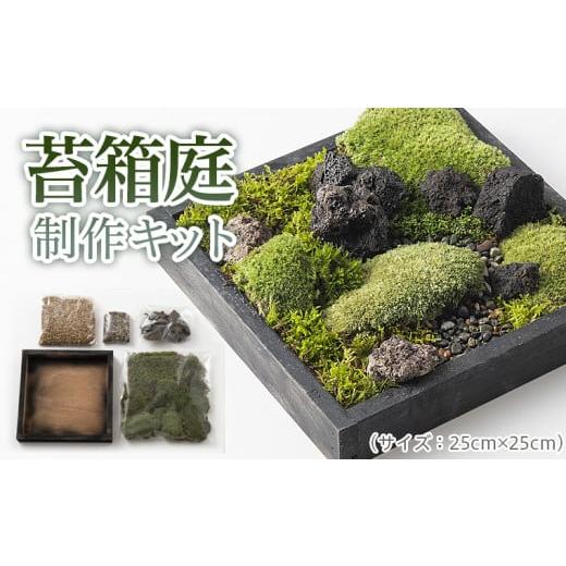 ふるさと納税 花・苗木 盆栽 山形県 山形市 苔箱庭制作キット FZ21-465_1