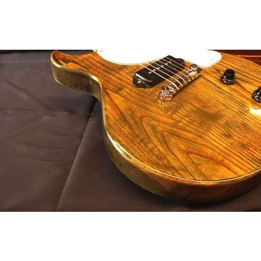 ふるさと納税 楽器 ギター・ベースギター 徳島県 海陽町 ギター レスポール ジュニア 型 Les Paul Junior 桐 藍染 ハンドメイド |  | 02