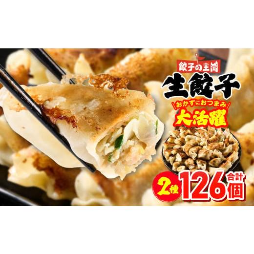 ふるさと納税 惣菜・レトルト 冷凍 熊本県 八代市 餃子の王国 人気生餃子 126個 2種類 黒豚生餃子30個/工場直売生餃子96個 餃子 セット 食べ比べ 詰合せ ギョ…