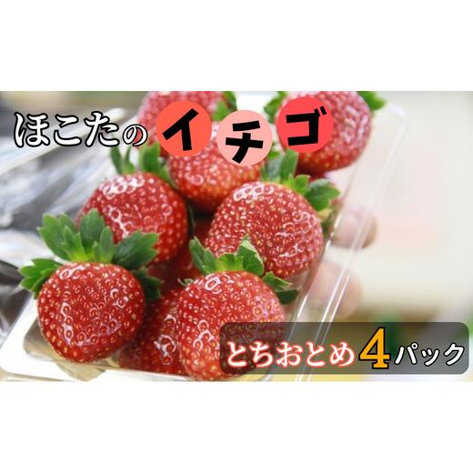 ふるさと納税 いちご 茨城県 鉾田市 1月発送 JAほこた なだろう いちご(とちおとめ4パック) 1月発送