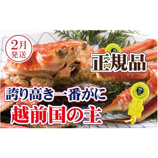 ふるさと納税 カニ ずわいガニ 福井県 越前町 越前がに × 1杯(一番蟹)桐箱入り 越前国の主 越前がにの象徴 雄 ズワイガニ かに カニ 蟹 姿 生 ボイル 冷蔵 …